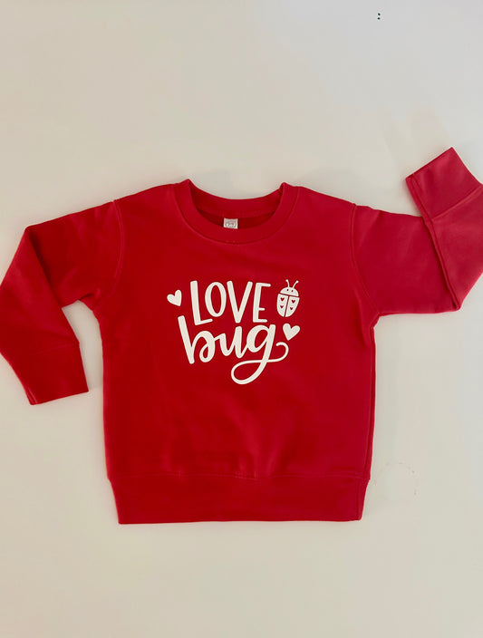 Red Love Bug Sweatshirt