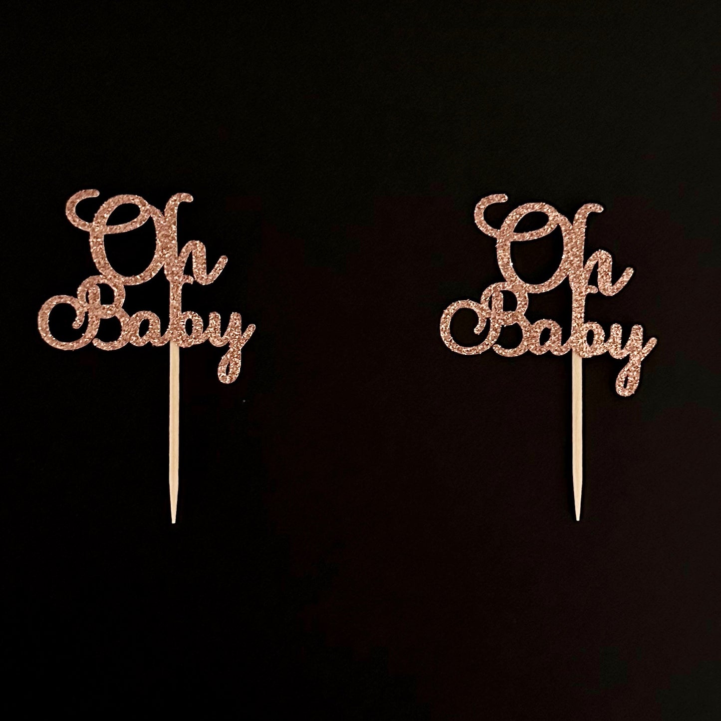 "Oh Baby" Cupcake Topper -12