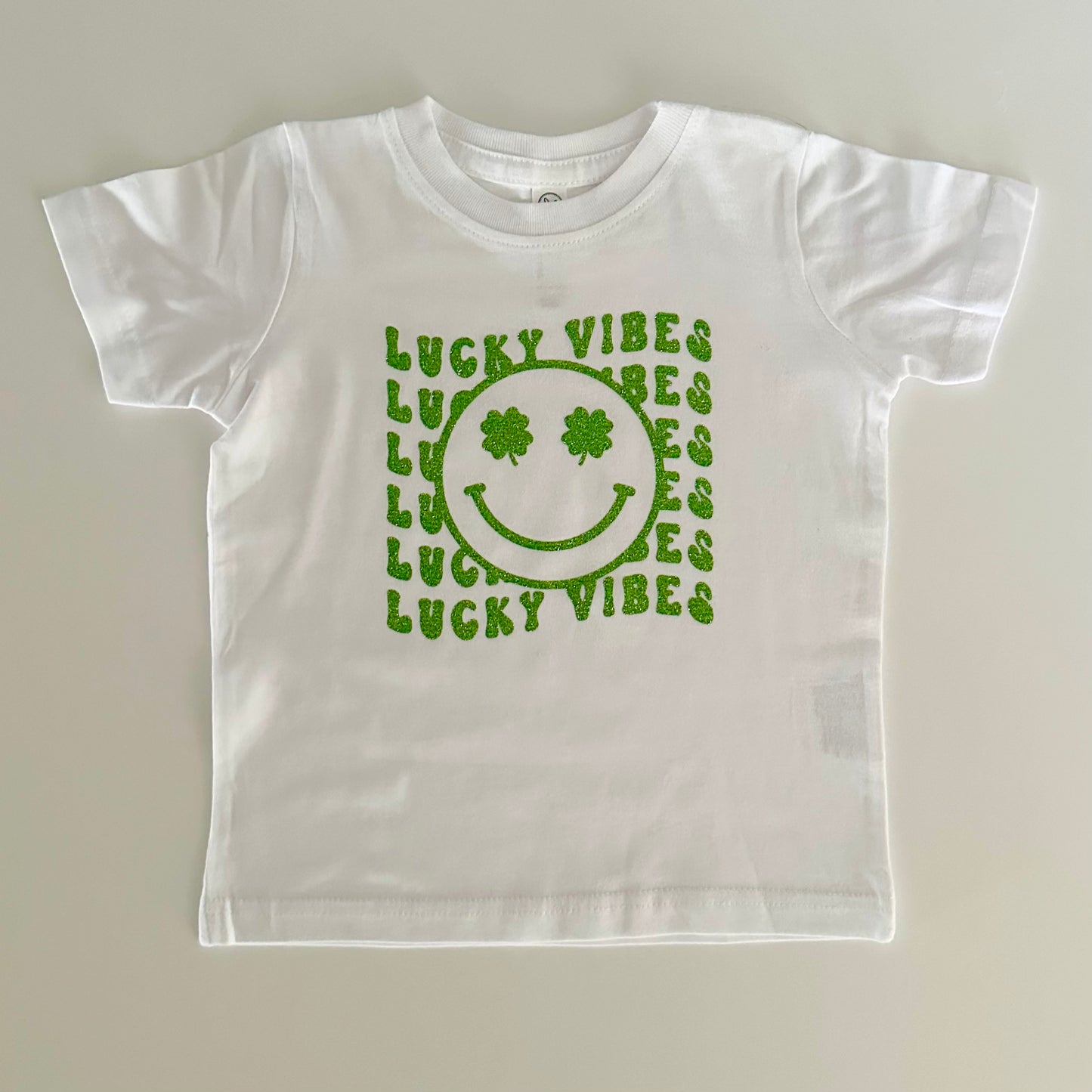 Lucky Vibes Smiley Face T-Shirt