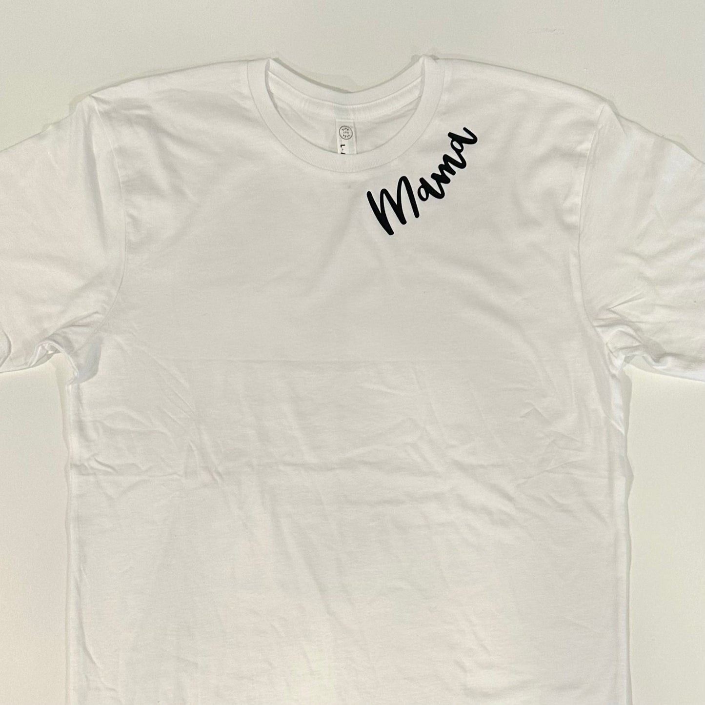 Mama T-Shirt; Custom with Children's name on right sleeve option